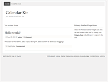 Tablet Screenshot of calendarkit.com